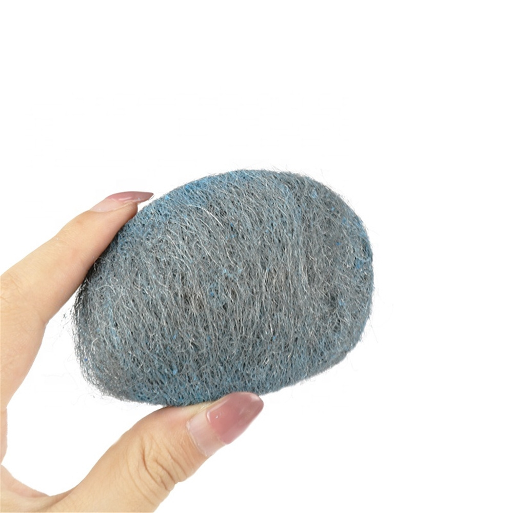 12PK Cleaning tool stainless steel wool sponge soap pad scrubber Steel Wool Soap Pads,Steel Wool Soap Scrubber