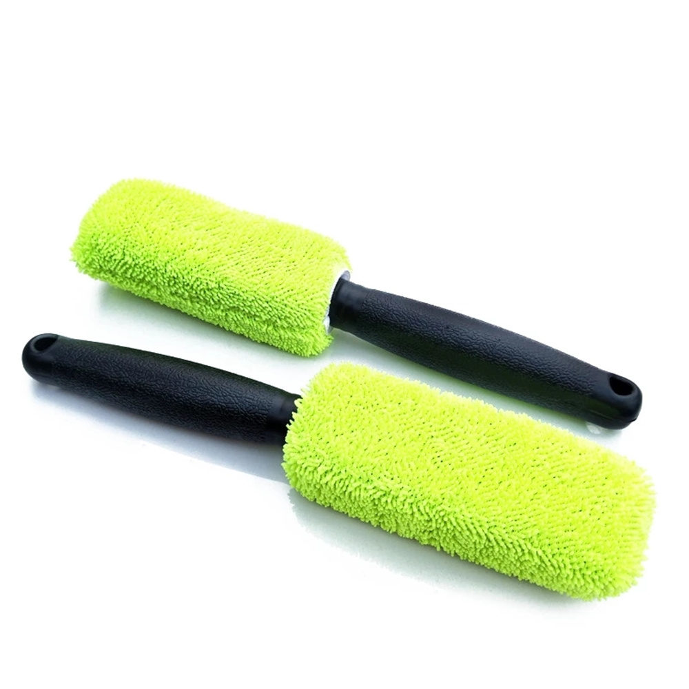 Microfiber Wheel Rim Brush For Car Trunk Motorcycle Auto Detailing Brush Car Wash Detailing Car Cleaning Brush