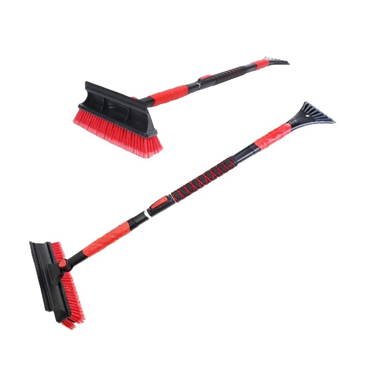 Extendable Deicing Shovel Snow Brush Frost Remover Car Ice Scraper