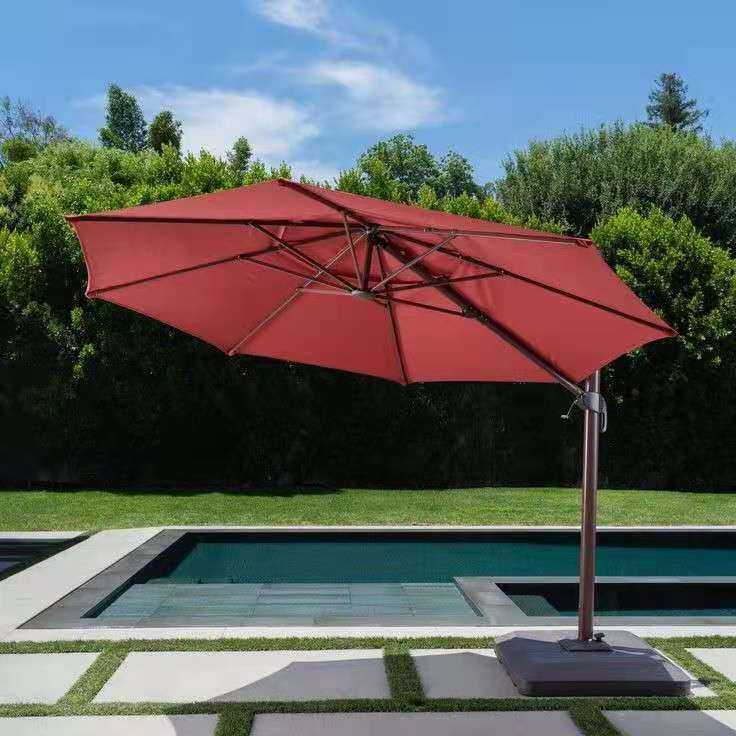 Cheap Price Waterproof Outdoor Furniture Resort Swimming Pool Banana Beach Patio Garden Sun Umbrella