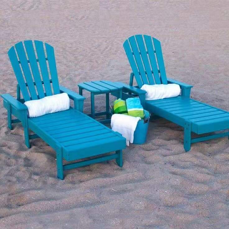 Folding Resort Leisure Swimming Pool Patio Plastic Hotel Garden Sun Lounger Bed Beach Lounge Outdoor Chair