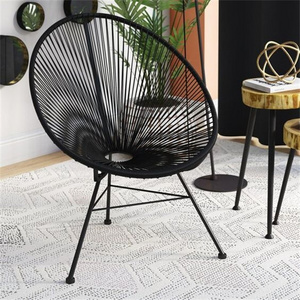 Outdoor Furniture Customized Contemporary Plastic String Chair Outdoor Garden Chair