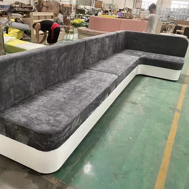 Manufacturer commercial furniture fast food restaurant cafe restaurant sofa seating booth