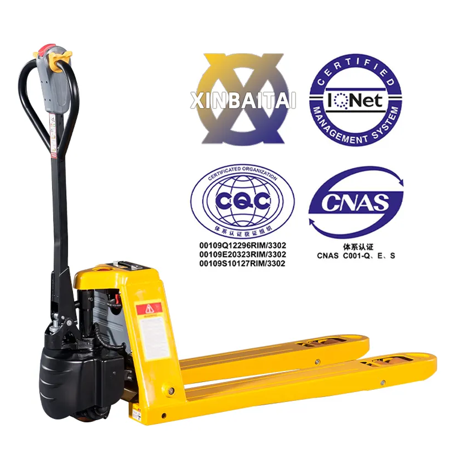 XINBAITAI Maintenance-Free Container Unload 2000kg Mini Portable 48v Forklift Electric Motor Pallet Jack Truck