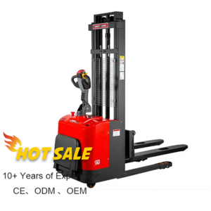 XINBAITAI Professional Manufacturer Forklift Electric Power Pallet Truck Custom 1.5T Standing Drive Jack Self Loading Stacker