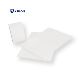 manufacturer custom heat resistant PTFE teflonning film sheet square white hard plastic virgin ptfe sheet molded board