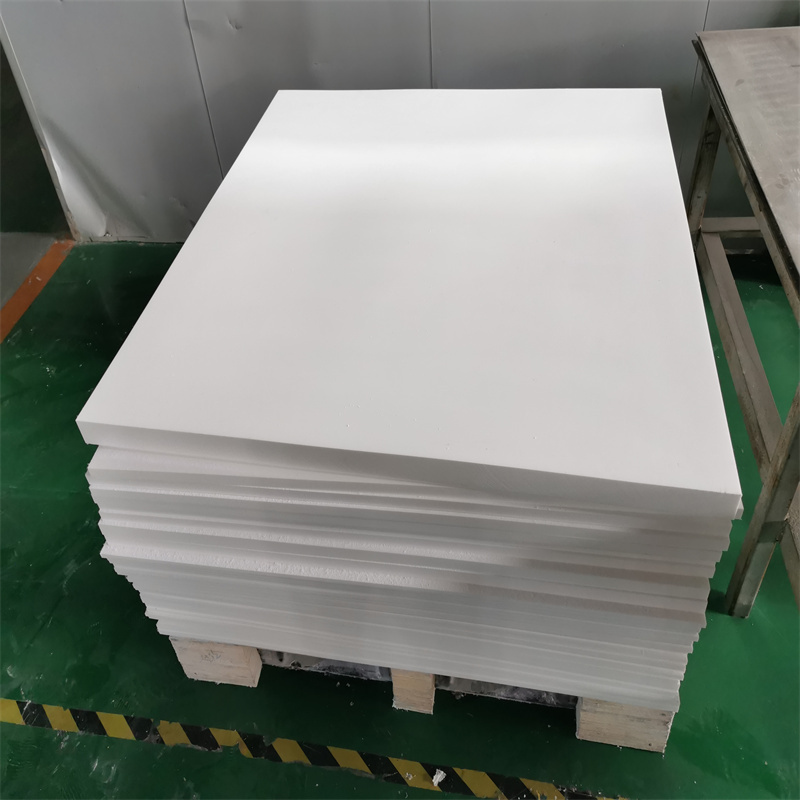 factory custom 0.5-100mm thick natural color white PTFE sheet high temperature plastic ptfe board