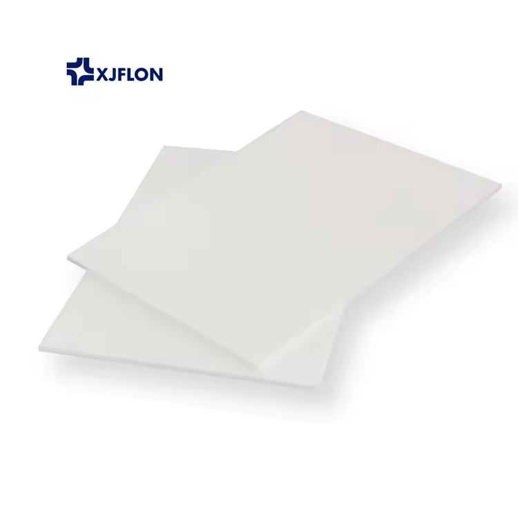 manufacturer custom heat resistant PTFE teflonning film sheet square white hard plastic virgin ptfe sheet molded board