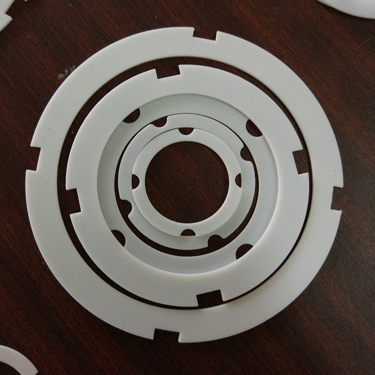 supplier custom plastic o ring white joint gasket ptfe piston flat gaskets sheet