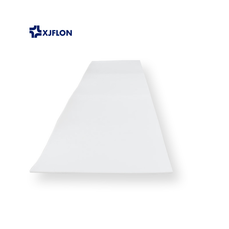 manufacturer custom heat resistant 100% virgin ptfe teflonning sheet white plastic ptfe skived molded sheet