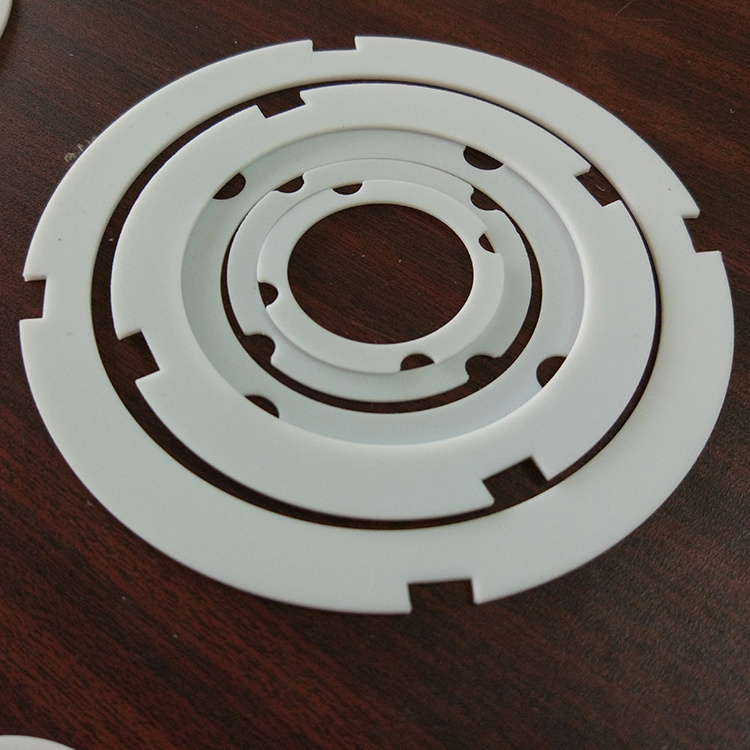 supplier custom plastic o ring white joint gasket ptfe piston flat gaskets sheet