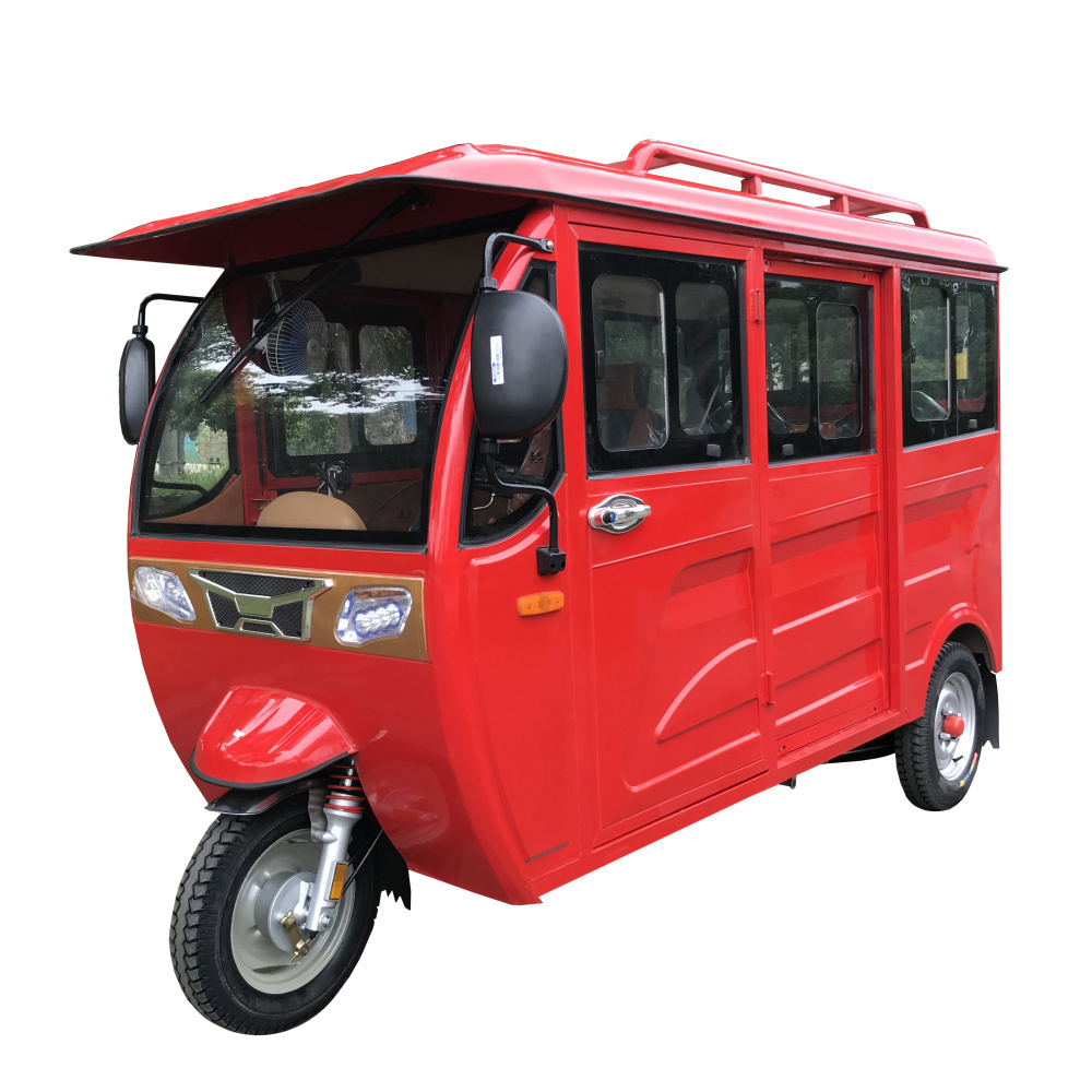 gasoline Tricycle Taxi enclosed 3 three wheel motorcycle with 150cc   motor hot sale