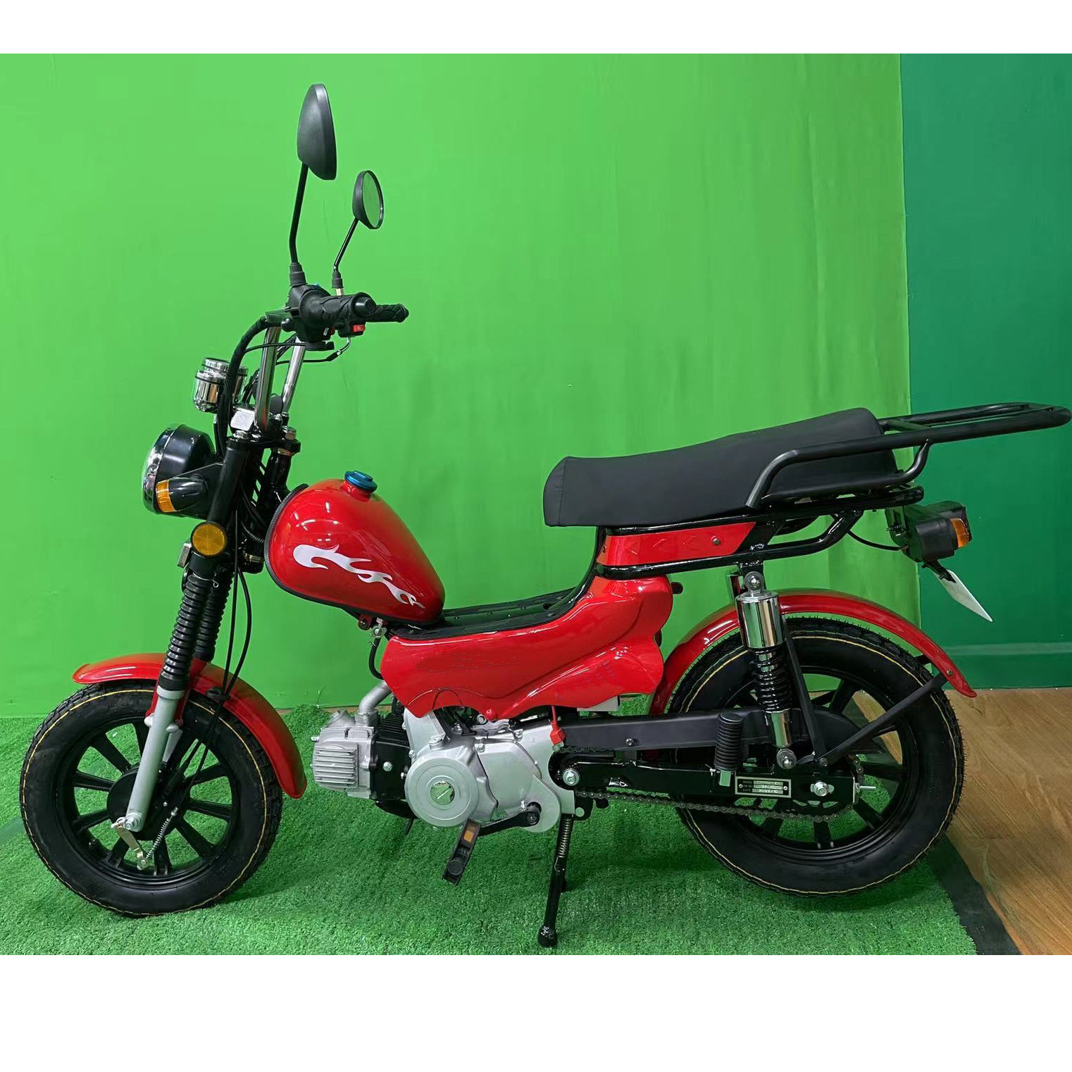 Mini-Bike Street Motorcycle Gas Engine Moped Scooter Mini-Motorbike with High Performance Gasoline Engine