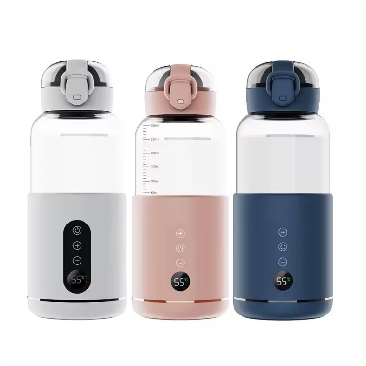 Wireless Portable Electrical Heater Baby Feeding Bottle Water Warmer Rechargeable Milk Warmer Constant Temperature Water Glass