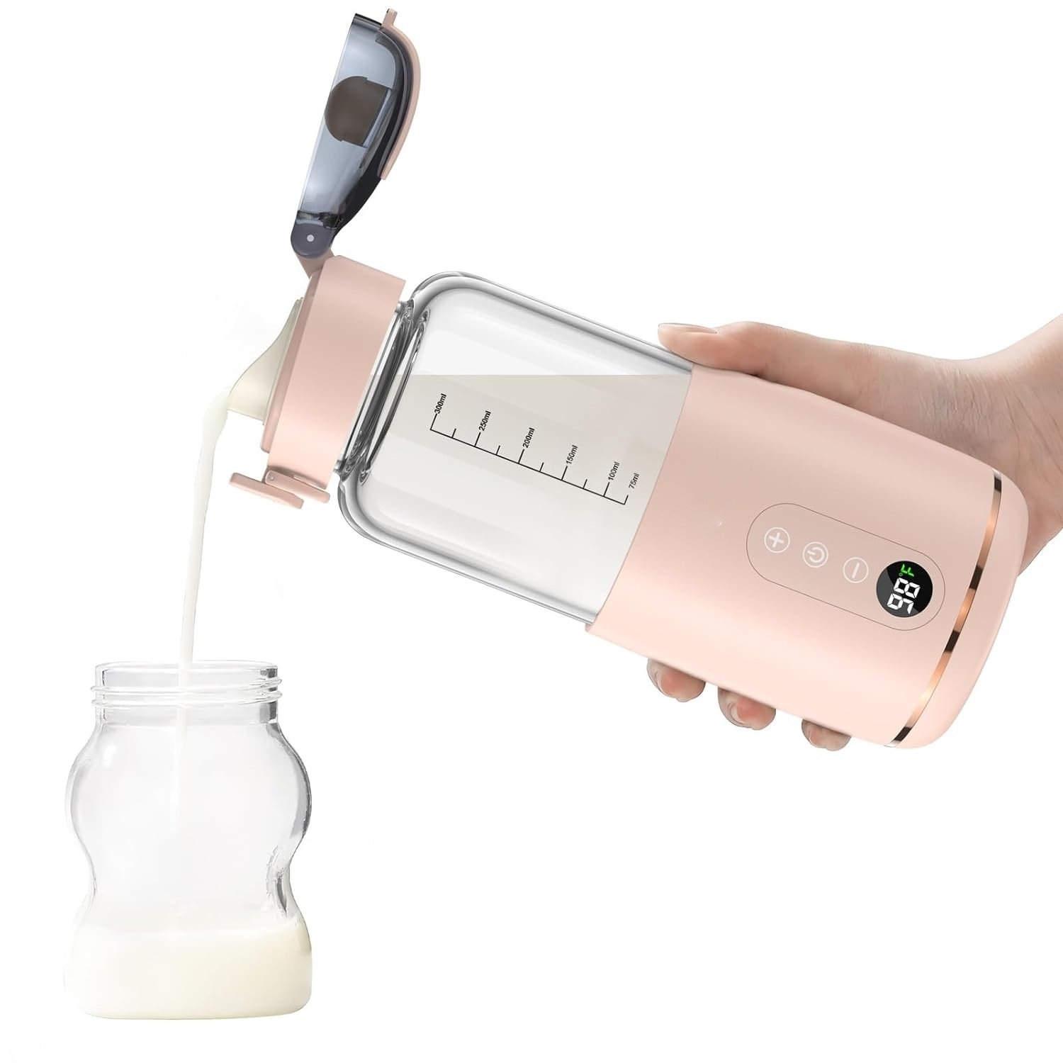 Portable Constant temperature water glass baby feeding bottle water warmer rechargeable milk warmer