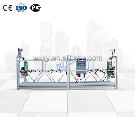 ZLP630 andamios suspendidos Plataforma Gondola Electric Swing Suspension Scaffold Stage Construction Platform