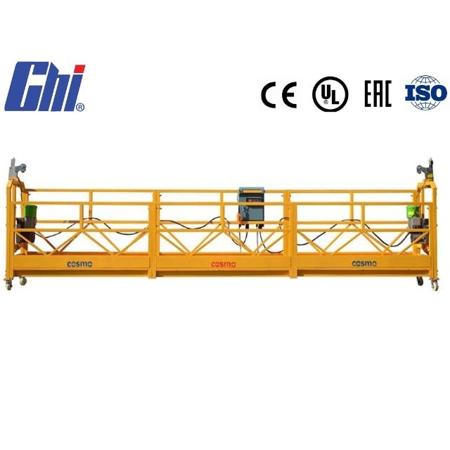 ZLP800  7.5m 800kg Steel Scaffold Platform Aluminum Electric Window Cleaning Suspended Platform