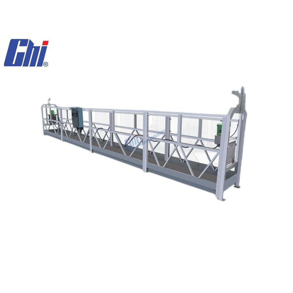 ZLP800  7.5m 800kg Steel Scaffold Platform Aluminum Electric Window Cleaning Suspended Platform