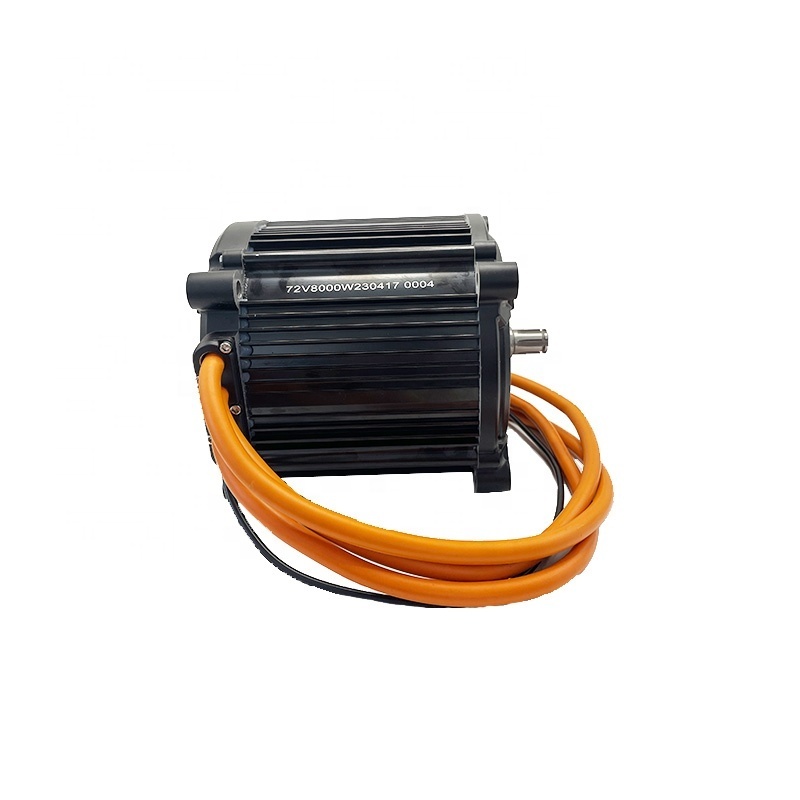 QSmotor mid drive 180 90H 8000W Encoder motor permanent magnet motor peak power 16000W  gear differential motor