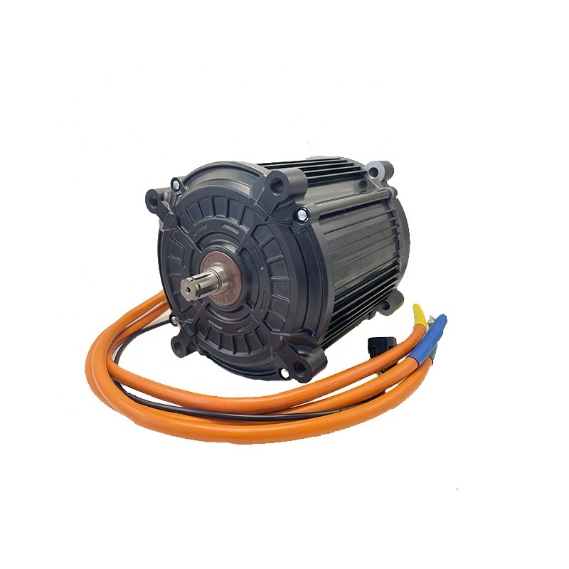 QSmotor mid drive 180 90H 8000W Encoder motor permanent magnet motor peak power 16000W  gear differential motor