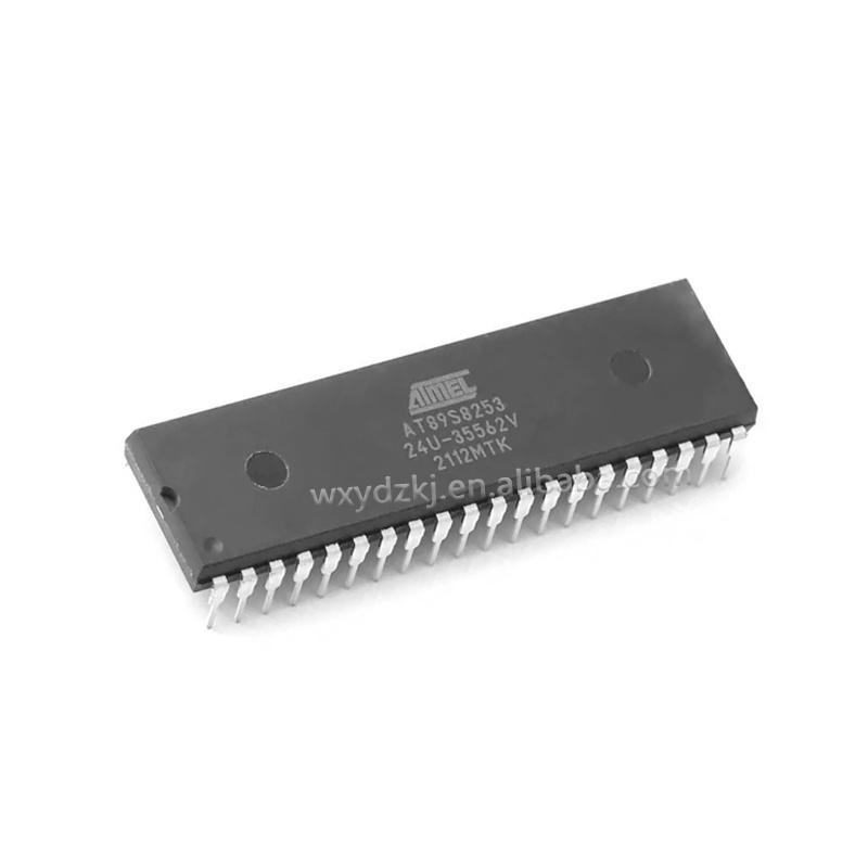 New and Original AT89S8253-24PU AT89S8253 Microcontroller IC Integrated Circuit DIP-40 Weixinyu AT89S8253-24PU