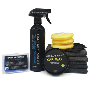 car cleaner kit waterless wash & wax spray dry cleaner with private label wholesale car wash shampoo kit car clean