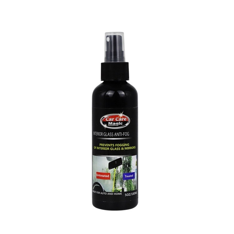 Safe driving glass cleaning spray anti fog spray for helmet and car windows interior mirror shine spray