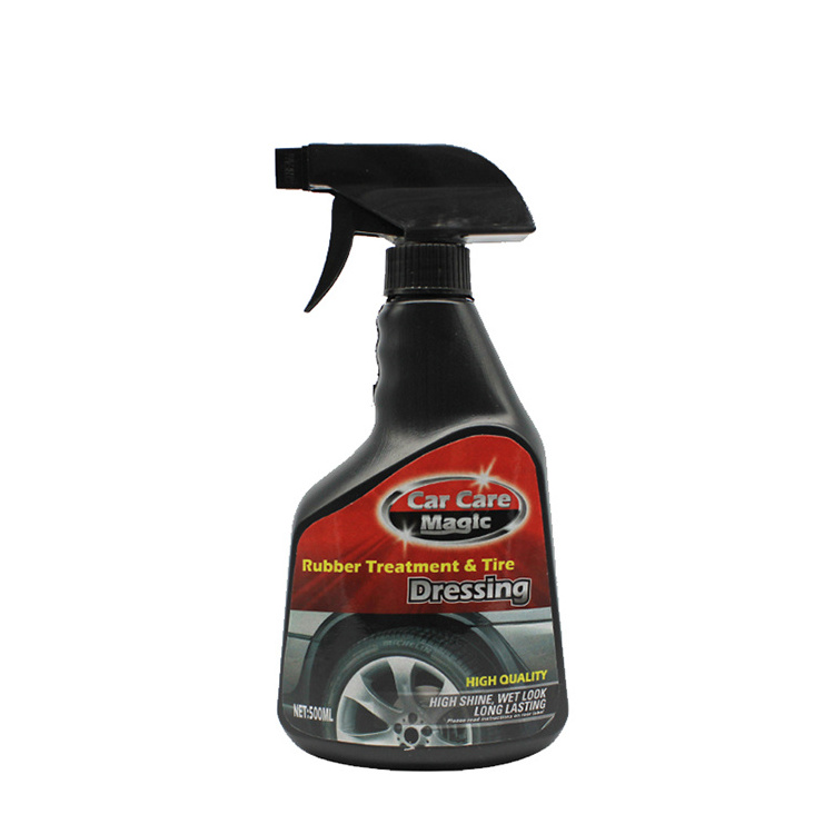 car care magic rubber treatment & tire dressing spray restore tire natural appearance tire shine and polish