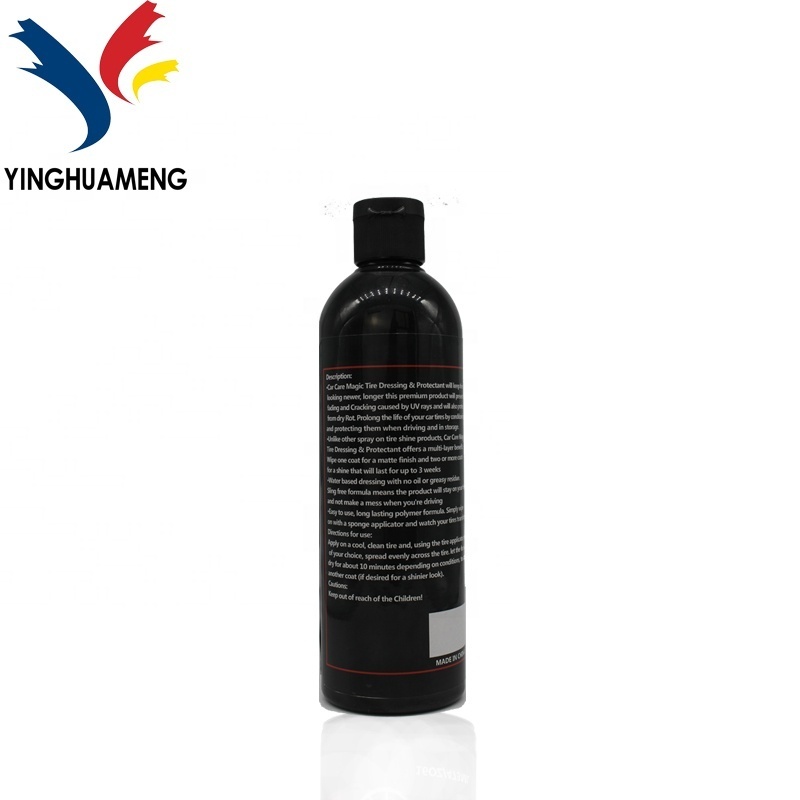 Flood protection product for vehicles Tire dressing and protection water based dressing OEM new tire look long lasting for weeks