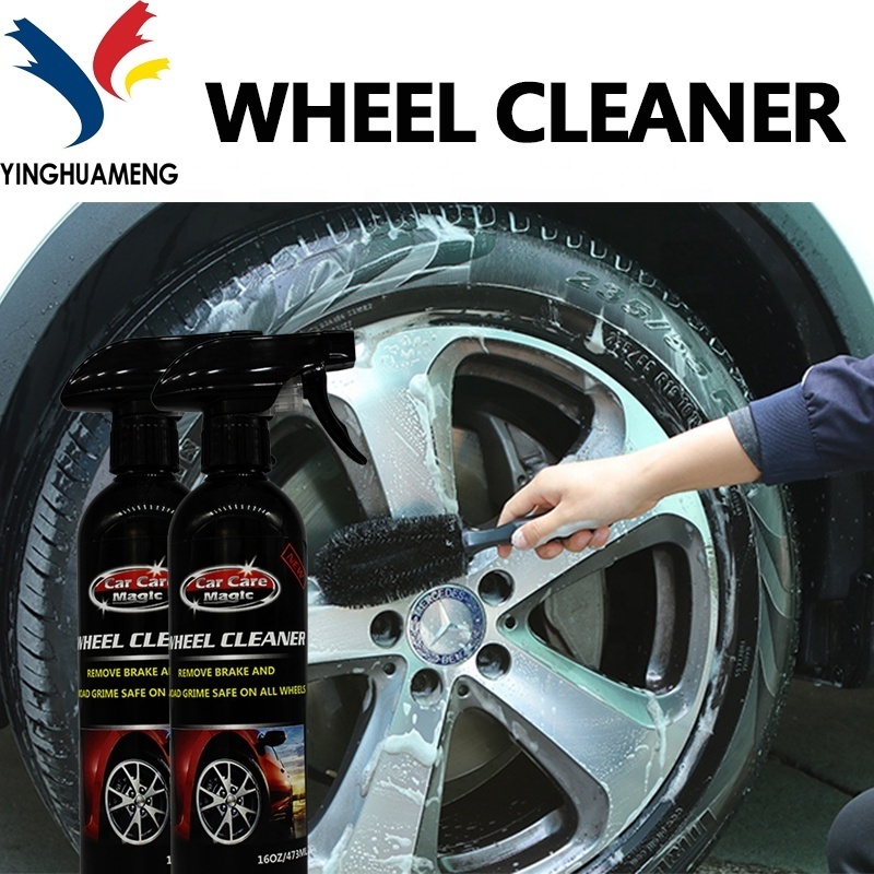 Wheel Cleaner gamma butyro lactone Tough on road grime and dirt Acid free and pH balanced safe for all wheel finishes