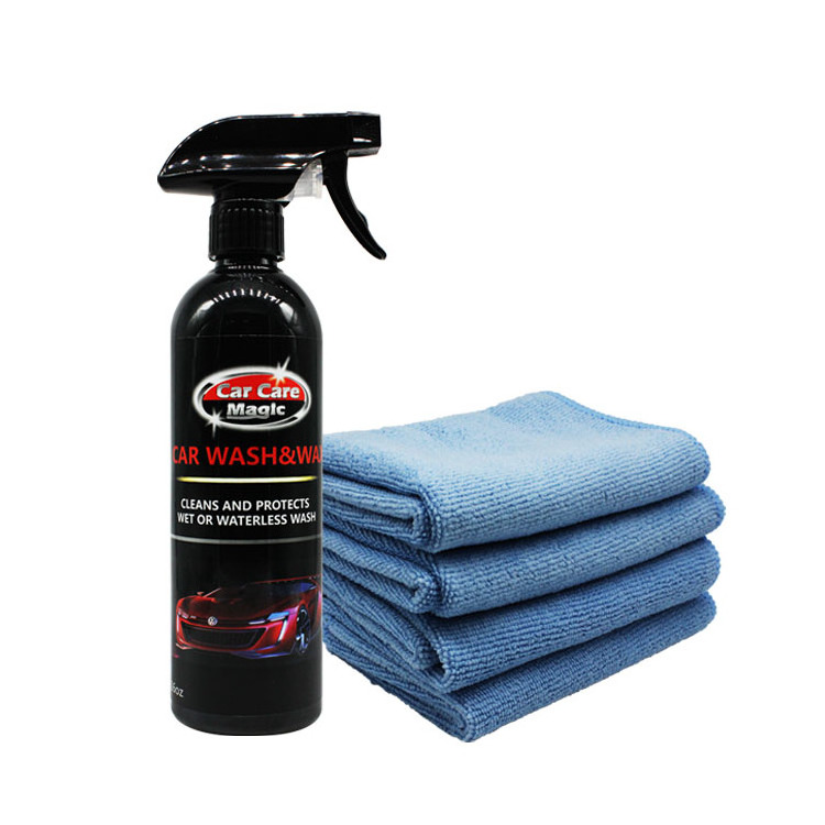 oem waterless wash & wax spray car cleaning kit Wiping Formula-WATERLESS WASH & WAX KIT