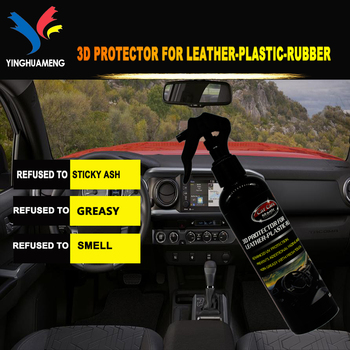 Wax on the dashboard car plastic interior instrument panel cleaning stain removal and polishing