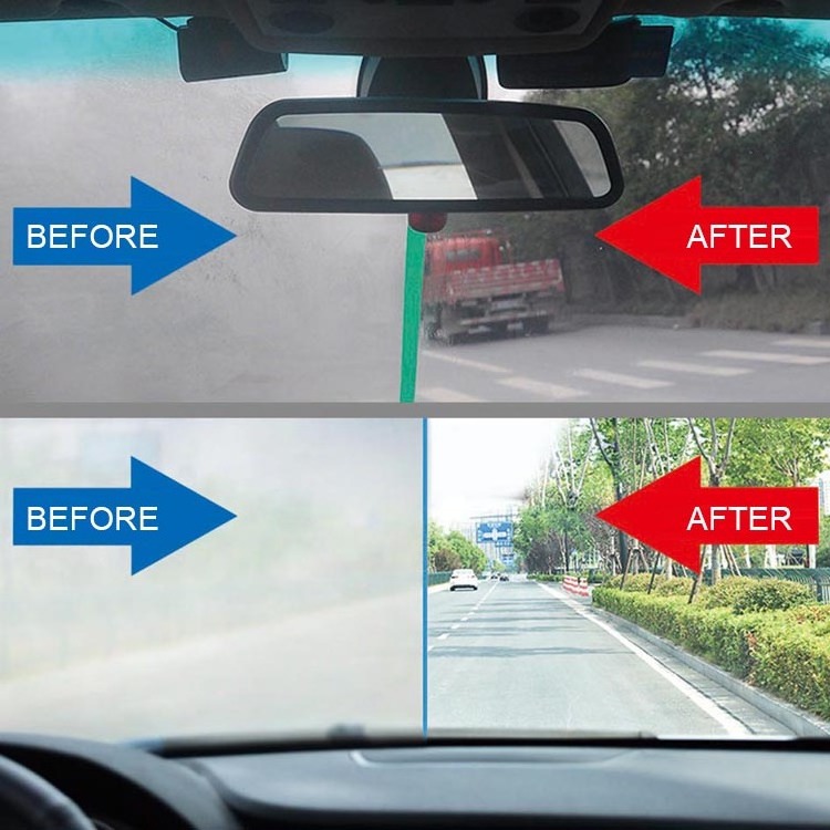 Safe driving glass cleaning spray anti fog spray for helmet and car windows interior mirror shine spray