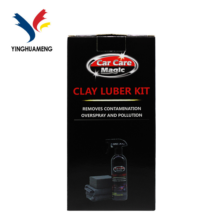 473ml contains clay block microfiber clothsclay impression kit smooth as glass Water Based Lubricant for Clay Bar