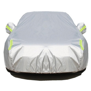 Waterproof Aluminium Cotton PEVA Automatic Car Cover Heat UV Resistant Exterior Car Accessories Customized Outdoor Car Cover