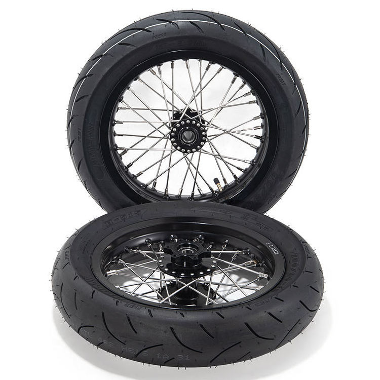 Rims+Tyres Rear Wheel And Front Supermoto Wheel Bike Rim