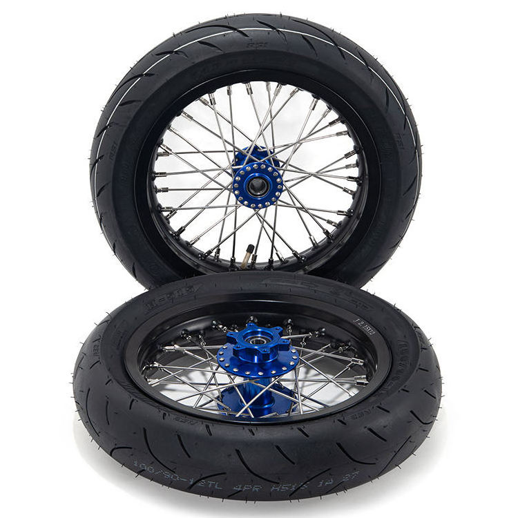 Rims+Tyres Rear Wheel And Front Supermoto Wheel Bike Rim