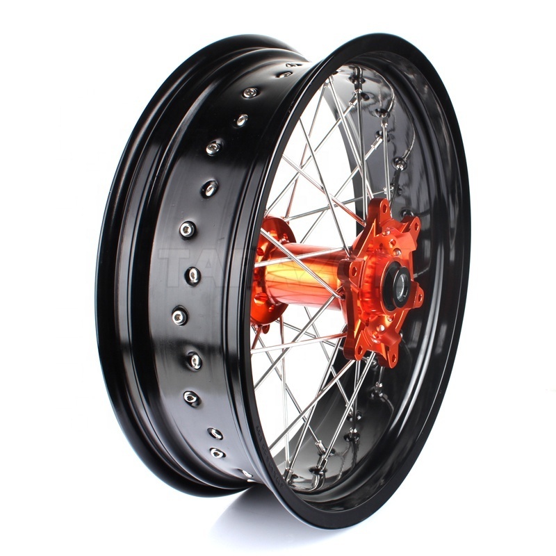 17 inch Motorcycle Spoke Wheel For Honda CBR CRF Series Dirt Bikes