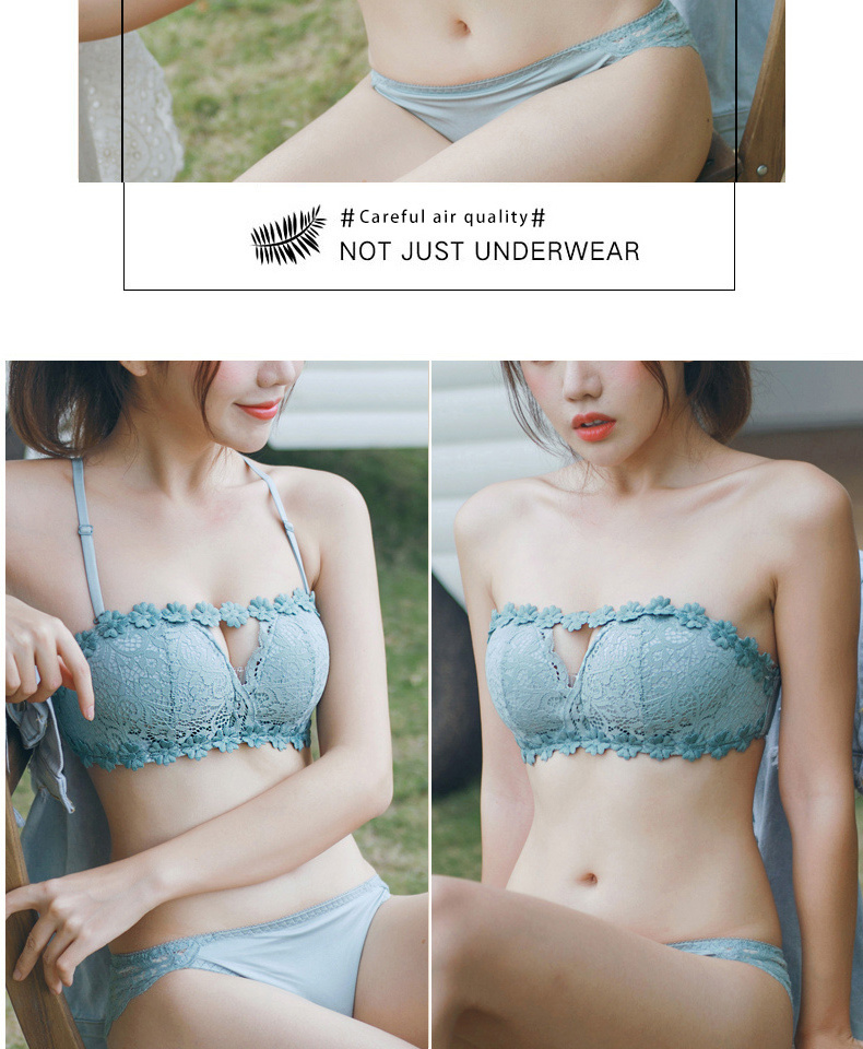 Free sample Comfortable and breathy sexy fancy hot panty lace bra set