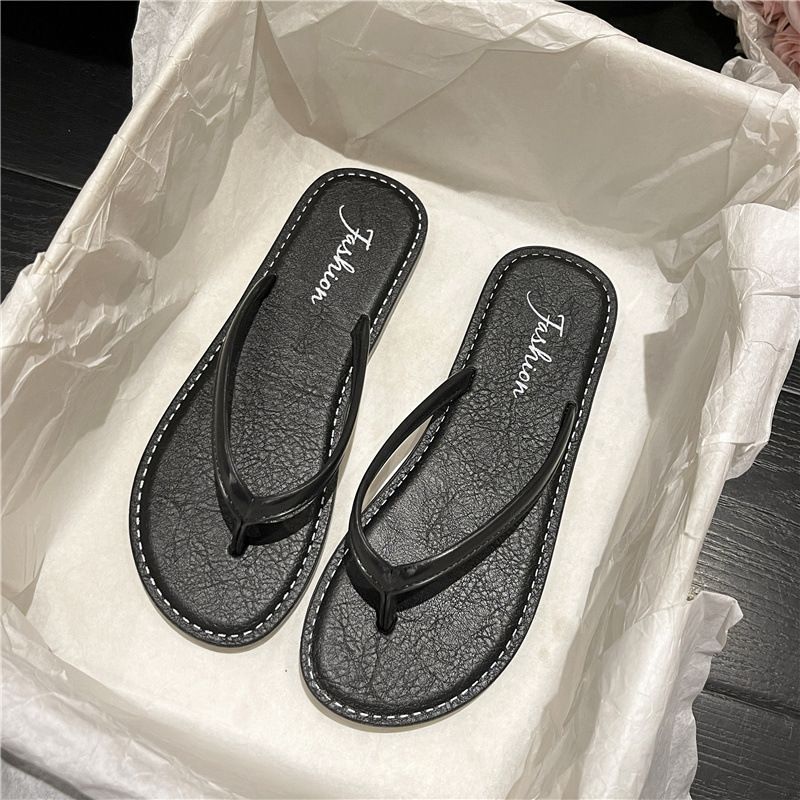 New style slippers for women flat fashion and versatile outdoor ladies female with comfort and soft soles flip flop woman