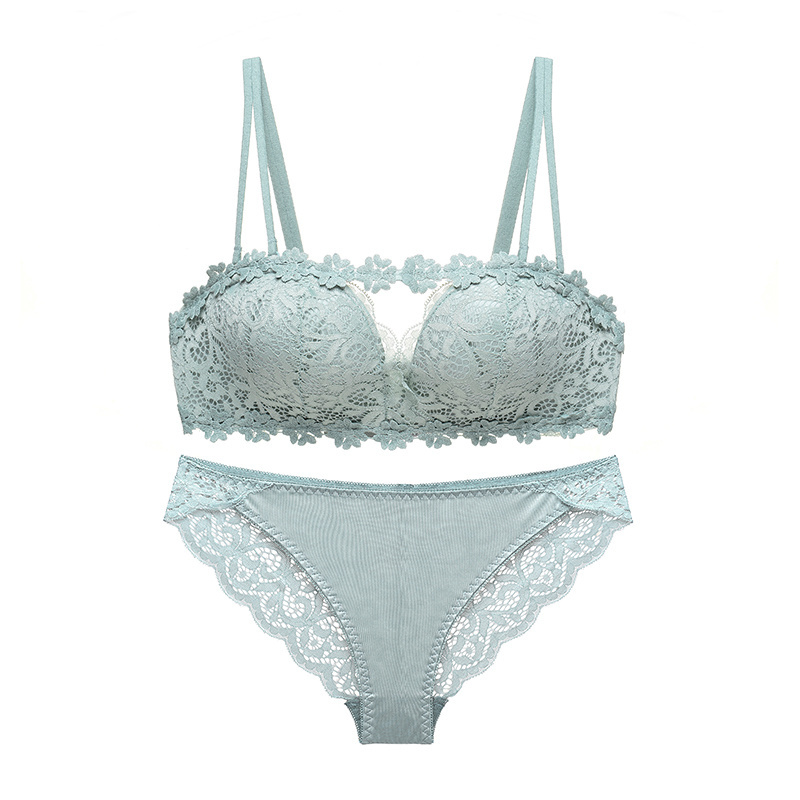 Free sample Comfortable and breathy sexy fancy hot panty lace bra set