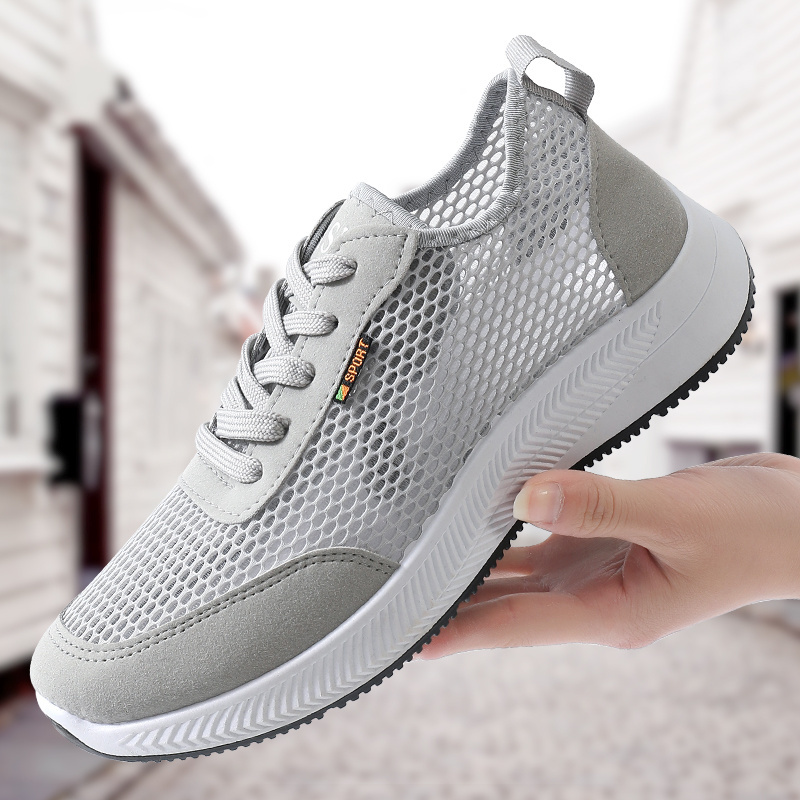 Men's Walking Style of Casual Shoes Slip On Mesh Running Sneakers Light Breathable Zapatillas Sport Zapatos Schuhe Footwear