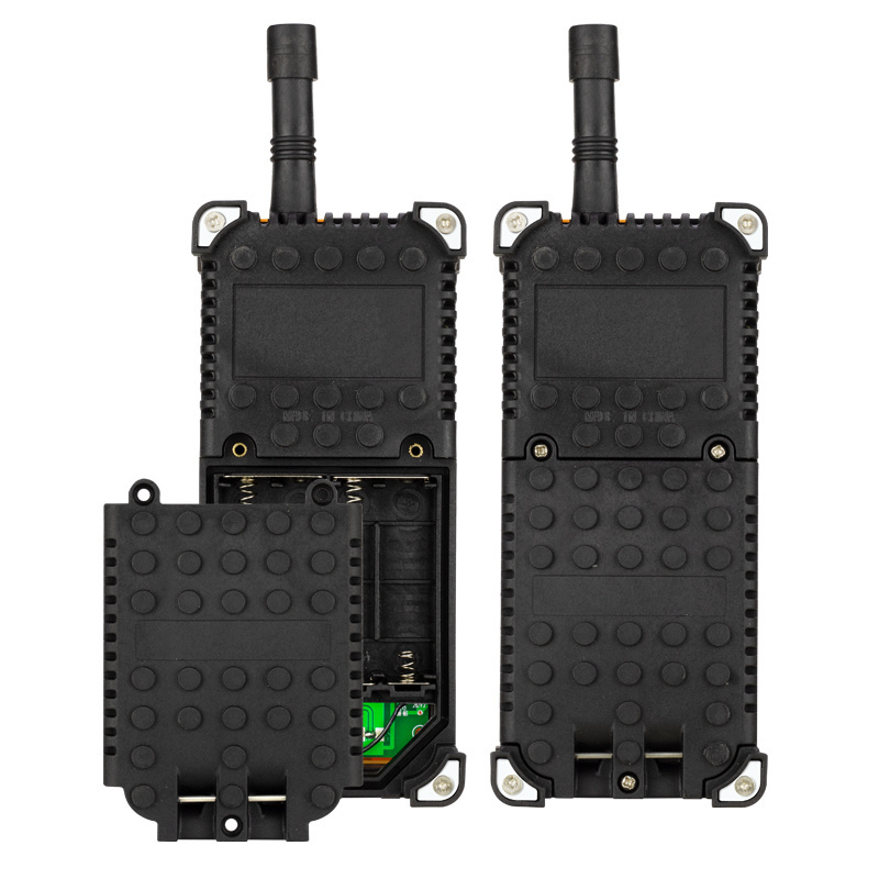 FSK AC380V 8 Buttons 433MHz Universal Wireless Learning Code Transmitter and Receiver Industrial Remote Control For Crane