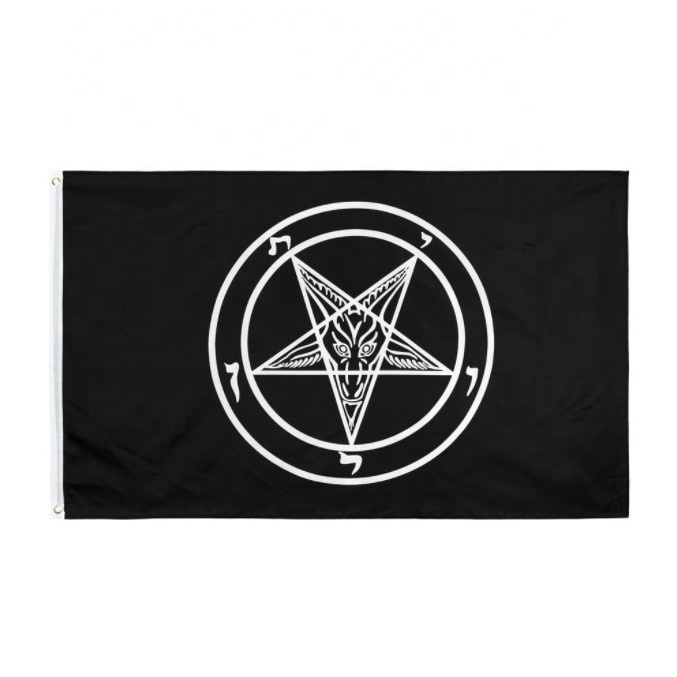 Cheap 3x5 Fts Baphomet Church Templar Satan Flag