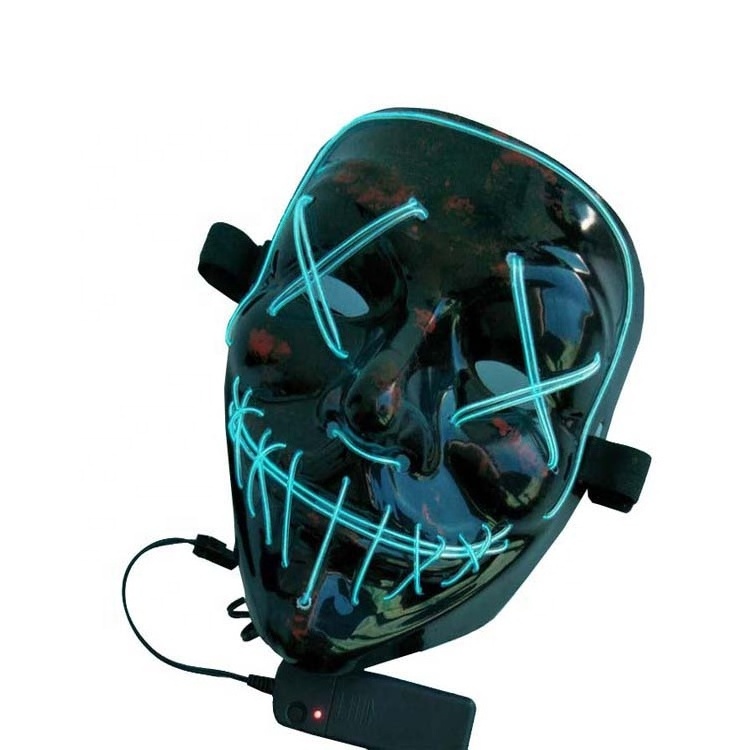 Promotional el led light mask for halloween