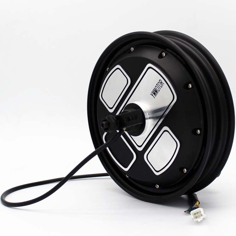 10inch 500W Brushless Dc Direct Drive Front Wheel Electric Bike Hub Motor Black Double IP65 Scooter 2 Brushless Motors Accepted