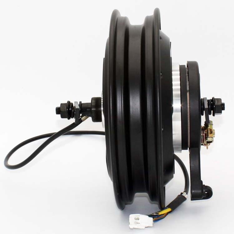 10inch 500W Brushless Dc Direct Drive Front Wheel Electric Bike Hub Motor Black Double IP65 Scooter 2 Brushless Motors Accepted