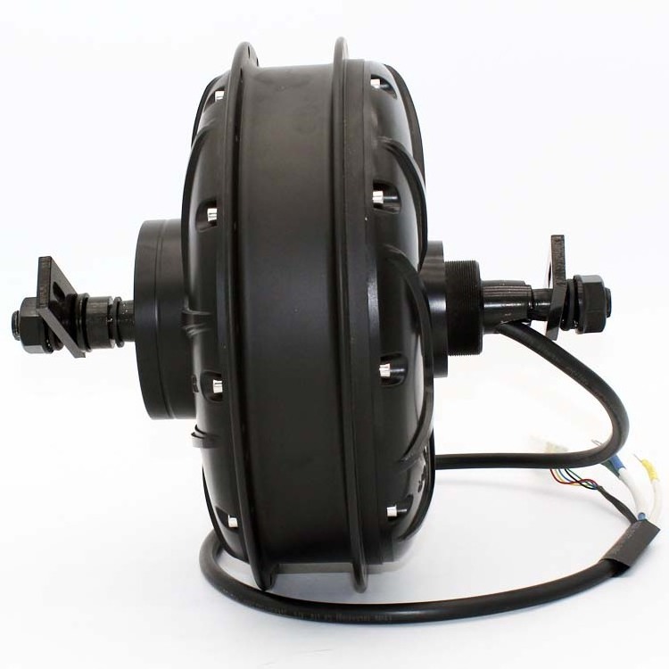 YUMA 10 inch 2000W72V brushless DC spoke hub motor for electric bicycle with high quality and low price