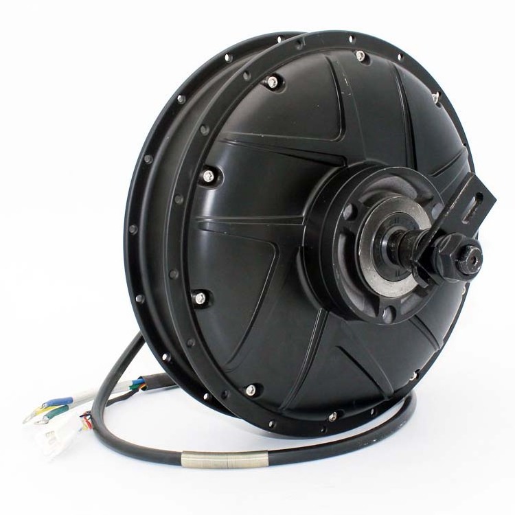 YUMA 10 inch 2000W72V brushless DC spoke hub motor for electric bicycle with high quality and low price