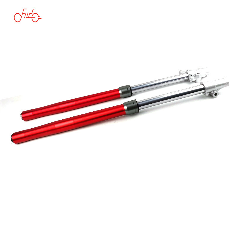 Red 890mm Upside inverted Front Fork Shock Absorber fit for Motorcycle 125/140/150/250cc INVERTED FORKS